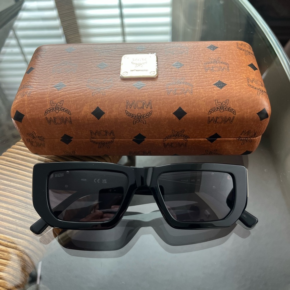 MCM Black Sunglasses with Case model 7265 NWOT